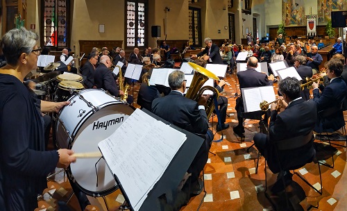 Concerto Auguri alla Città sala consiliare Comune PO 19 dic 2025