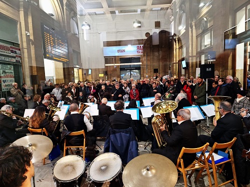 Concerto di Capodanno Stazione Centrale Prato 1 gennaio 2024.