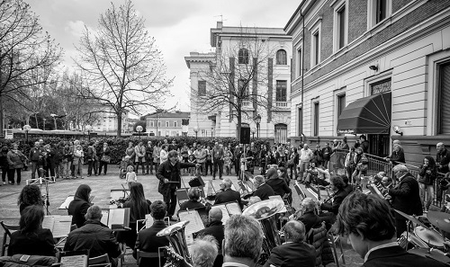 Ottantesimo Anniversario della Ferrovia Prato Bologna Piazza Stazione aprile 2014