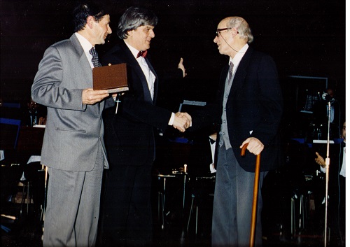 Centocinquantesimo Anniversario della Chiti Premiazione del Mo Giulio Gabbiani Metastasio 1992.