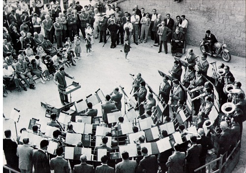 Concerto ad Assisi primi anni Sessanta.